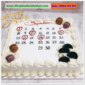 Bánh Sinh Nhật Cuốn Lịch - CL103